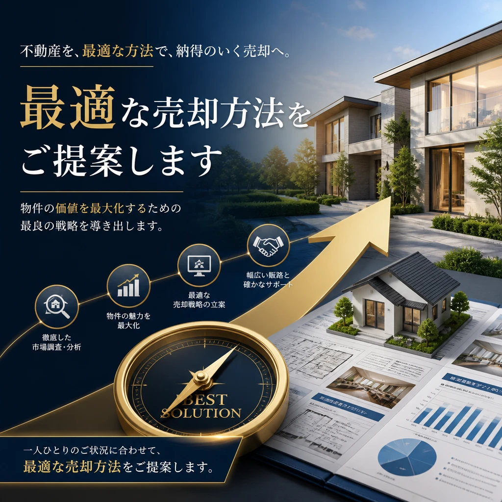 新潟市西区青山のあなたの物件、最適な売却方法をご提案します！